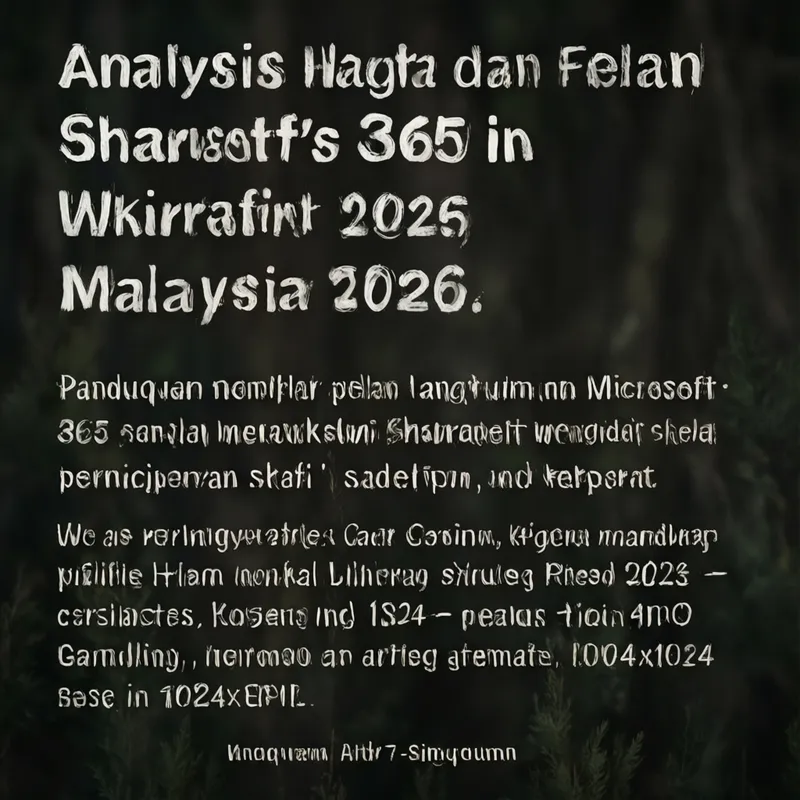 Harga SharePoint 365 Malaysia